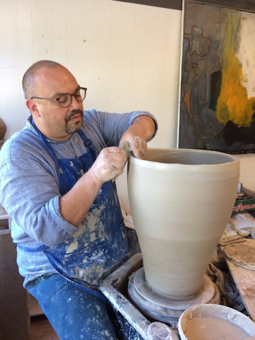 Japansk keramik på Vrå Højskole 1 Japansk keramik på Vrå Højskole 1